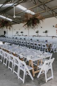 White Padded Folding Chairs Whitewash Trestle Tables Rimmed Plate Princess Range Cutlery Glass White Folding Chairs Wedding Furniture Padded Folding Chairs