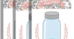 Free printable mason jars and mason jar clip art kit. Malena Haas Freebie Friday Printable Mason Jar Savings Tracker