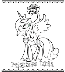 Top 55 my little pony coloring pages your toddler will love to color. Princess Luna Coloring Pages Best Coloring Pages For Kids
