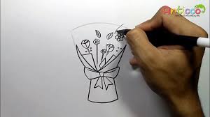 See more of bōkay flowers on facebook. How To Draw Simple Flower Bouquet Youtube