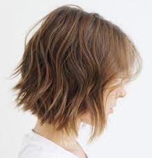 Textured Brown Bob Haircut Bob Haircut For Fine Hair Bob Hairstyles For Fine Hair Haircuts For Fine Hair