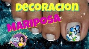 Procura limpiar bien cada parte de las uñas para que el esmalte se quede por mucho tiempo y no olvides que tenemos más diseños para ti en un solo lugar. Diseno De Unas Mariposas Pies Decoracionde Unas Delos Pies Youtube