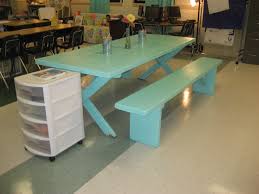 Picnic Table For Classroom Would Love This Classroom Tables Classroom Furniture Diy Classroom