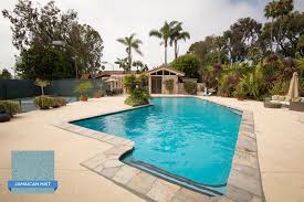 Swim A Few Laps In This Pool Finished With The Smooth Elegance Of Hydrazzo Jamaican Mist In San Diego Ca Pool Refin Pool Refinishing Pool Colors Pool Patio