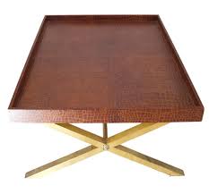 Ralph lauren beekman cocktail or coffee table rare philippine mahogany. Sold Price Ralph Lauren Faux Alligator Coffee Table October 6 0120 10 00 Am Edt