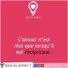 Amour Reciproque Sais Tu Aimer Phrase Amour Citations Chagrin