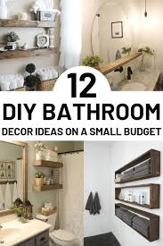 12 Diy Bathroom Decor Ideas On A Budget You Can T Afford To Miss Out On Diy Bathroom Decor Bathroom Renovation Diy Bathroom Decor