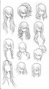 Long hair drawing pictures of anime girls. 24 Anime Hair Drawing Ideas Anime Hair How To Draw Hair Hair Sketch