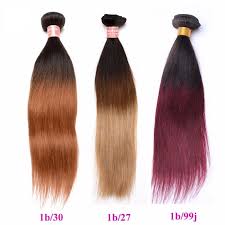 Silk Straight 1b 30 Ombre Color Brazilian Virgin Human Hair Weave 4 Bundles Eseewigs Com Weave Hairstyles Ombre Hair Color Top 10 Hair Styles