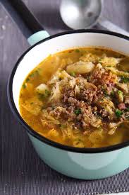 German Savoy Cabbage Soup With Ground Meat Recipe Cabbage Soup Recipes Beef Soup Recipes Cabbage Soup