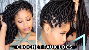 Black And Blonde Crochet Faux Locs How To Crochet Faux Locs No Cornrows No Wrapping Free Parting Video Faux Locs Hairstyles Locs Hairstyles Natural Hair Styles