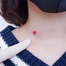 A Red Heart By Tina Choi Tiny Tattoos Cute Tattoos For Women Tattoos