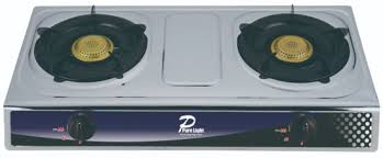 China Propane Cooker Cheap Stainless Steel Gas Stove With 2 Burners Zg 2050r China Gas Stove And Bouble Burners Price