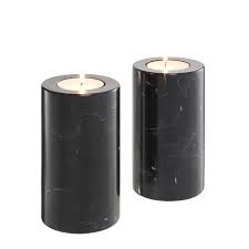 Black Marble Candle Holders 2 Eichholtz Tobor M Marble Candle Holder Glass Candle Holders Marble Candle