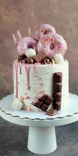 See our 1st birthday cakes here. Beautiful Cake Designs That Will Make Your Celebration To The Next Level Candy Birthday Cakes Donut Birthday Cake Birthday Cake Decorating