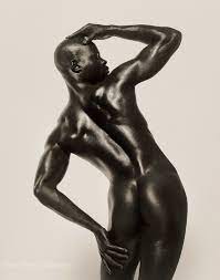 1989 Vintage HERB RITTS Black Male Nude Butt DJIMON HOUNSOU Actor Photo  12x16 | eBay