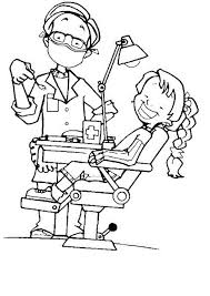 Little Girl And Her Dentist Coloring Pages Witch Coloring Pages Coloring Pages Doc Mcstuffins Coloring Pages
