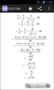 Maybe you would like to learn more about one of these? Dld Calc Android Fraction Calculator With Step By Step Solutions