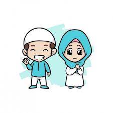 A Happy Couple Muslim Kids Man Clipart Illustration Man Png And Vector With Transparent Background For Free Download Muslim Kids Kids Vector Cartoon