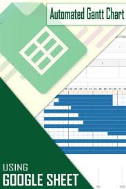 How To Create Automated Gantt Chart Using Google Sheet