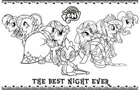 A dress covered with stars. My Little Pony Coloring Pages Fluttershy Bestappsforkids Com
