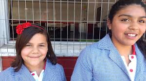 Alondra y Andrea/No al Bullying /Colegio Santa Mónica