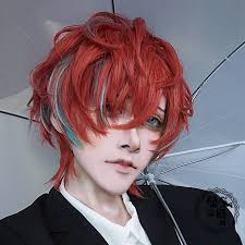 Anime Black Curly Hair Boy Hypnosis Mic Division Rap Battle 12 Anime Voice Actors Cosplay Wig Hair 12vers Ebay Cosplay Hair Red Hair Cosplay Cosplay