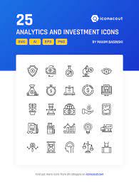 Download Analytics And Investment Icon Pack Available In Svg Png Eps Ai Icon Fonts Icon Pack Icon Powerpoint Template Free