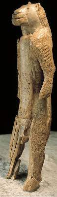 The lionheaded figurine or löwenmensch. The Lion Man From Ulm