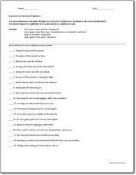A sentence fragment fails to be a sentence in the sense that it cannot stand by itself. Sentences And Sentence Fragments Worksheet
