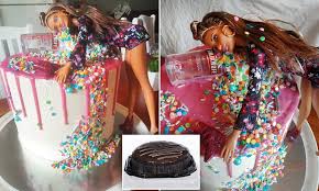1,758 barbie cake products are offered for sale by suppliers on alibaba.com, of which paper boxes accounts for 2%, cake tools accounts for 2%, and plastic boxes accounts for 1%. Mum Uses Mud Cakes From Woolworths To Make Special Messy Drunk Barbie Cake For Daughter Daily Mail Online