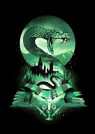 Book Of Slytherin Metal Poster Dan Fajardo Displate In 2020 Harry Potter Wallpaper Backgrounds Slytherin Wallpaper Harry Potter Wallpaper