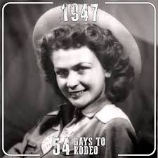 54 Days to Rodeo: Susie McCartney of Betteravia was our very first Rodeo  Queen!