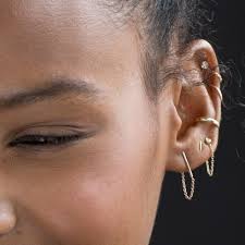 Long Lean Graceful And Full Of Sparkle Our Ballerina Earrings Are Instant Everyday Classics Lovingly Handmade By With Images Ballerina Earrings Ear Piercings Ear Cuff