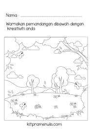 Sebagai seorang guru kita perlu peka dan mahir dalam menentukan bahan mana yang. Aktiviti Mewarna Jom Mewarna Pemandangan Kitpramenulis