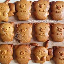piggy mooncake biscuit 传统公仔饼 猪仔饼 mooncake recipe cute baking moon cake