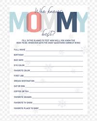 Everyone knows that having a baby is a big decision, but how do you know if you and your partner are ready to take the leap? Mother Infant Baby Shower Game Father Png 819x1024px Mother Area Baby Shower Boy Brand Download Free