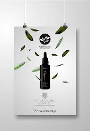Olive Secret Cosmetic Packaging Design Packaging Design Standee Design