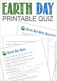 Earth Day Quiz Free Printable Earth Day Quiz Earth Day Facts Earth Day