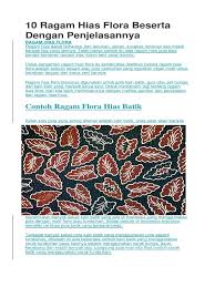 Check spelling or type a new query. 10 Ragam Hias Flora Beserta Dengan Penjelasannya Pdf