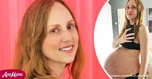 Une femme enceinte montre son ventre incroyablement gros et révèle la  raison d'une taille aussi impressionnante