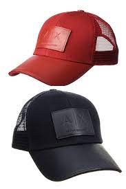 38 76 A X Armani Exchange Men S Logo Patch Trucker Hat Armani Exchange Men Trucker Hat Man Logo