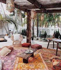 Bright Bohemian Modern Home Decor Share Your Hesbystyle Boho Outdoor Patio Decor Bohemian Patio
