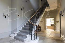 Very grand georgian staircase, loops back in both directions to meet up at a single landing #georgian_staircase #grand_staircase #large_staircase. Classic Georgian Staircase Georgian Style Staircases Bisca