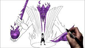 What's the difference between itachi and susanoo in naruto? How To Draw Susanoo Sasuke Step By Step Naruto Youtube