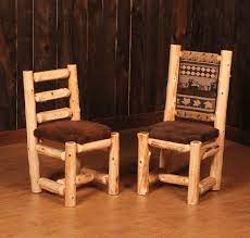 Country rustic bedroom sets, living rooms furniture and. Log Dining Room Furniture