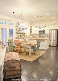 My New Farm Style Table W Mismatched Chairs Farm Style Table Farmhouse Style Dining Room Home