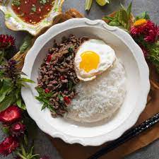 A thai street food favourite. Thai Basil Beef Stir Fry Pad Gra Pow Coriander Lace