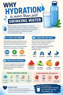Cellular hydration relies on balance, AI generated