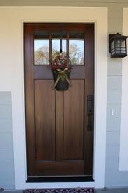 I Love The Stark Contrast With The Dark Wooden Door And The White Trim Wooden Front Doors Front Door Design Farmhouse Front Door